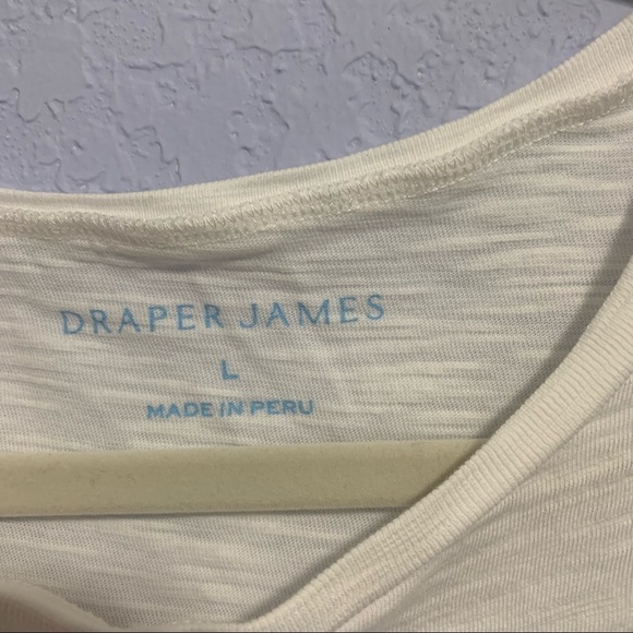 Draper James White Scoop Neck Nashville Tee - Picture 2 of 5